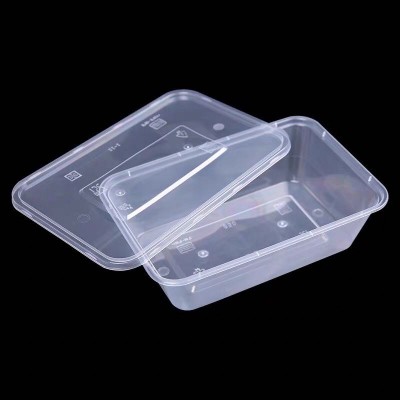 1000ml Disposable injection plastic lunch boxes with lids