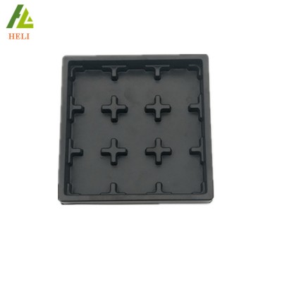 Hot-forming Custom Black color Disposable Blister Plastic Chocolate cavity tray