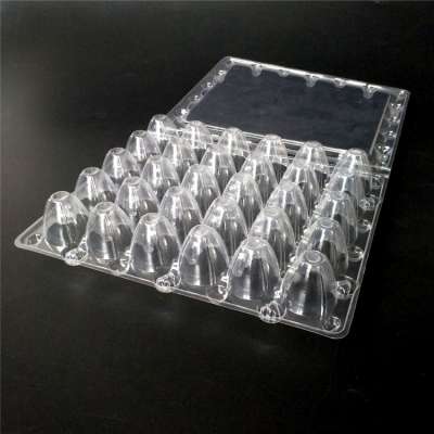 Wholesale transparent plastic 20 holes quail egg cartons for sale