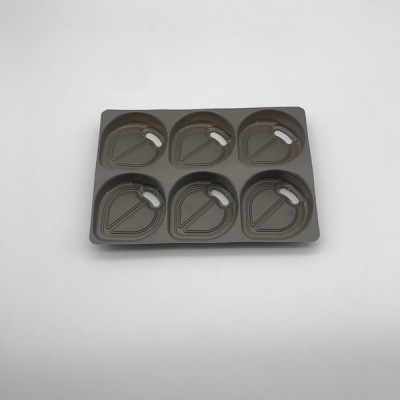 Food grade and Plastic Material Heart chocolate tray