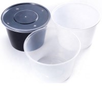 Containers Pp Plastic Disposable Black Custom Oem Customized Item Industrial Packing Packaging Food