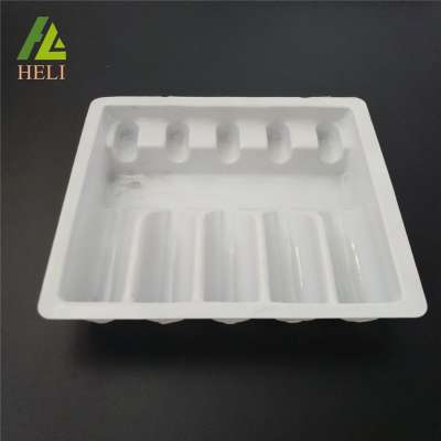 5 vials plastic ampoule tray