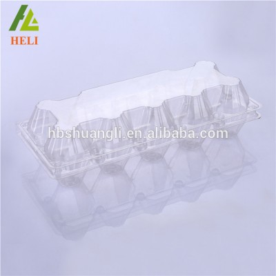 Clear transparent plastic PET PVC bulk egg cartons