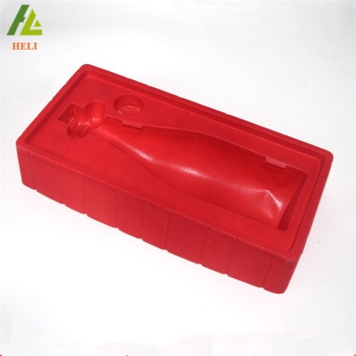 pvc flocking processing thermoformed plastic blister packaging tray