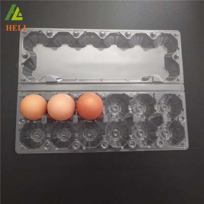 12 Count Clear Plastic Egg Cartons